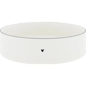 Bastion Collections Salátová mísa BOWL SALAD in black heart, 20x5cm b510033