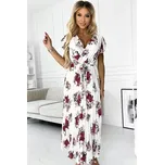 numoco basic 434-8 LISA Plisované midi šaty s výstřihem a