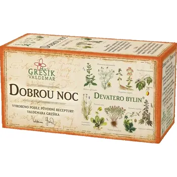 Čaj Valdemar Gřešík Dobrou noc 20x1g