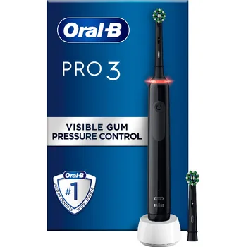 Péče o chrup Oral-B Pro3 3400N Cross Action Black