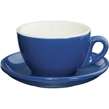 Cilio ROMA Šálek s podšálkem 100 ml tmavě modrý