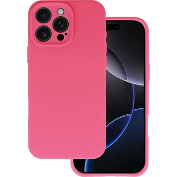 Pouzdro na mobilní telefon Zadní kryt Silicone Lite pro iPhone 15 Pro fuchsiový