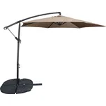 Zahradní slunečník Jumbo 300 cm, šedo-béžový