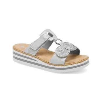 Dámská obuv Nazouváky Rieker V02K3-40 Stříbrná 41