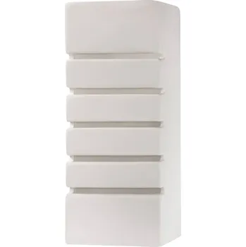 Nástěnné svítidlo Keramická nástěnná lampa SAMIR bílá moderní do obýváku a ložnice Sollux Lighting