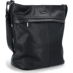 Kabelka ze syntetické kůže crossbody Tangerin černá 8001 C