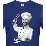 Pánské tričko Grill master, Barva Modrá, Velikost 5XL, Canvas Pánské tričko s krátkým rukávem Bezvatriko.cz 3144