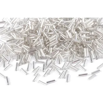 Rokajl hladké tyčky 6 mm, střední, 31 stříbrná