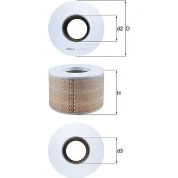 Vzduchový filtr Vzduchový filtr MAHLE LX 1140