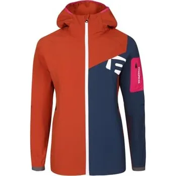 WOOLCRAFT LADY dámská bunda s merinem terakota/tm.modrá M