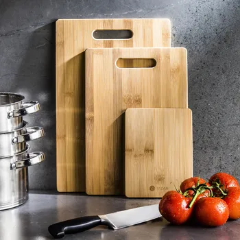 Kuchyňské prkénko Bambusová krájecí prkénka CUTTING BOARDS 3 ks.