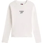 Tommy Jeans Tričko krémová / černá