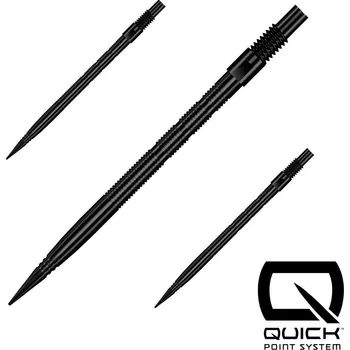 Hroty na šipky Harrows Quick Point Micro Grip černé 35mm 3ks