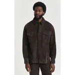 BUNDA GANT REL SUEDE RODEO SHIRT DEEP BROWN