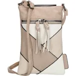 Beagles Béžová kožená kabelka na mobil Zaffira