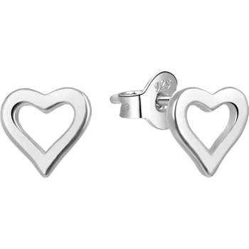 Náušnice Jemné stříbrné náušnice Srdíčka AGUP3460 Agato