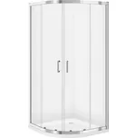 CERSANIT - SPRCHOVÝ KOUT ČTVRTKRUH 90X190 TRANSPARENT SKLO S154-002 CERSANIT