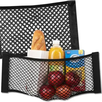 Organizér do auta Camerazar Síť do kufru auta 40x25cm elastická se suchým zipem