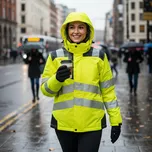 Portwest DOPRODEJ! Bunda LAGOS LADY WINTER, žlutá XXXL Velikost XXXL žlutá/černá