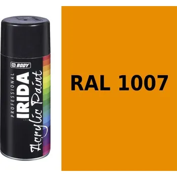 Barva ve spreji BODY IRIDA akrylátový sprej RAL 1007 400ml