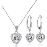 Olivie Stříbrná sada šperků SRDÍČKA 7017