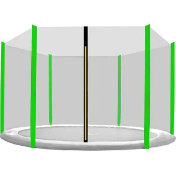 Příslušenství k trampolíně Aga Ochranná síť Vnější, Bezpečná, 250 cm, Zelená STK12507