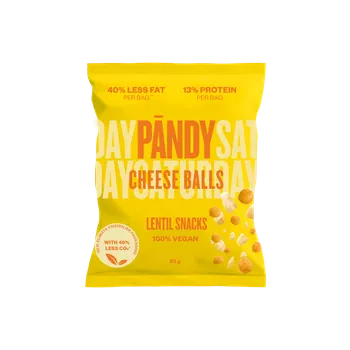 Fitness strava Pandy Lentil Chips Balls 50 g cheese
