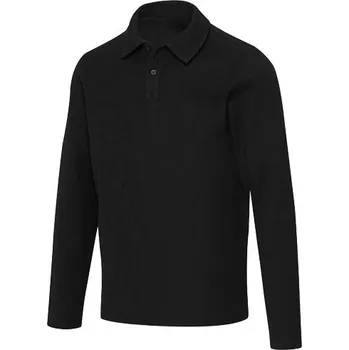 Pánská košile Apollo unisex polokošile s dlouhým rukávem - Černá, XXS