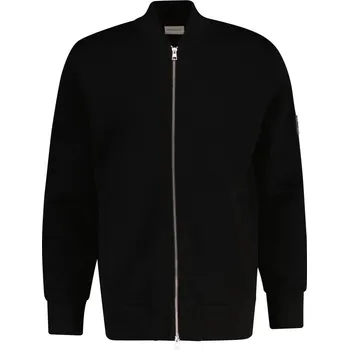 Pánská mikina MIKINA GANT MERCERISED TEXTURE BOMBER EVENING BLUE