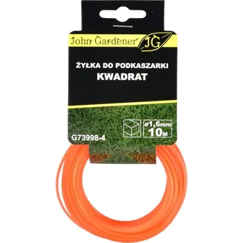 Příslušenství k brusce Geko žací struna pr. 1,6 mm, délka 10m, čtvercový průřez