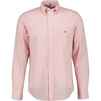 Pánské oblečení KOŠILE GANT REG CLASSIC POPLIN STRIPE SHIRT WASHED PINK
