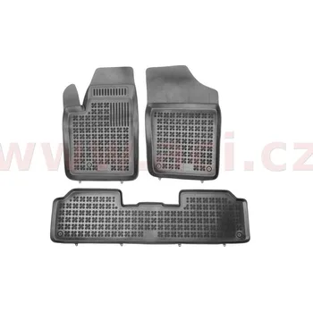 Gumové koberečky černé s vyšším okrajem (sada 3 ks) ACI 0903X10