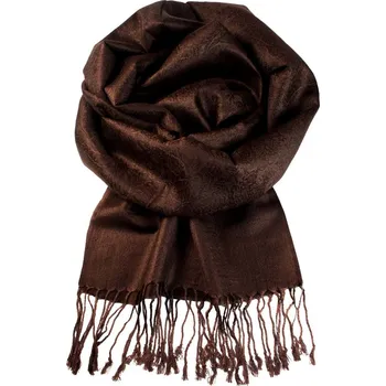 Šála Florencie pašmíra šála_99 tmavě hnědá