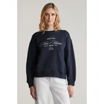 MIKINA GANT GRAPHIC C-NECK SWEAT EVENING BLUE