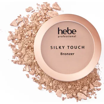 Bronzer Hebe Professional Silky Touch bronzer pro konturování a modelaci obličeje cappuccino, 10 g