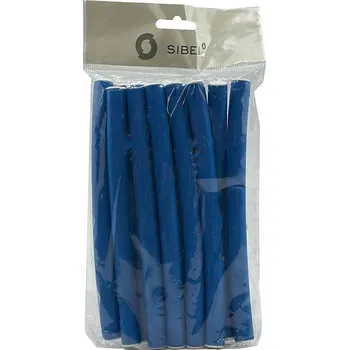 Sibel Flexi Mousse Curlers Short Blue 18 cm x 14 mm 12 ks