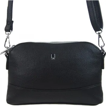 Kabelka BELLA BELLY Černá crossbody dámská kabelka se třemi oddíly 5414-BB
