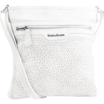 Kabelka MARIA MARNI Bílá elegantní dámská crossbody kabelka 4151-MM