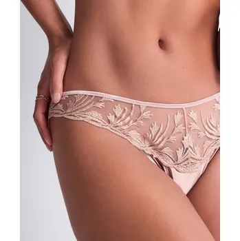 Souprava dámského spodního prádla Kalhotky klasické krajkové AUBADE (6D27-27), Barva tmavě růžová, Velikost L