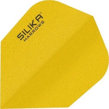 Letky na šipky Harrows Silika Solid žluté, standard No6, 100 mikron