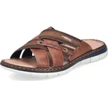 Pánské nazouváky RIEKER 25199-22 hnědá