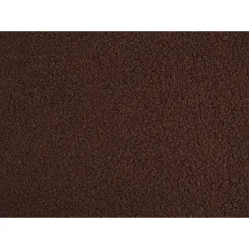 Teddy plyšová látka oděvní / dekorační METRÁŽ - 7 (25) (250 g/m²) hnědá