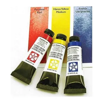 Výtvarná barva Sada akvarelových barev DS 3x15ml Primary colours