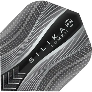 Letky na šipky Harrows Silika Lumen černé No6, 100 mikronové