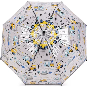 Chlapecký průhledný vystřelovací deštník auta