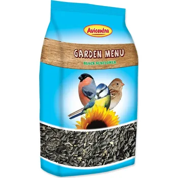 Pro ptáka Slunečnice Avicentra černá 1kg-KARTON