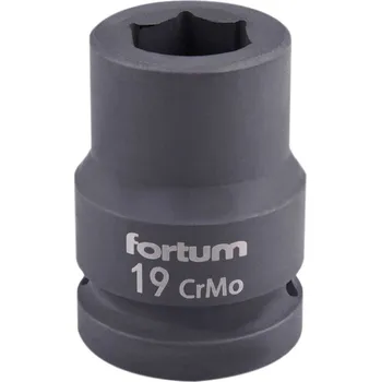 Gola hlavice FORTUM hlavice nástrčná rázová 1/2", 19mm, L 78mm, CrMoV