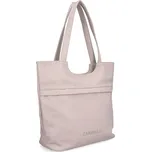 Kabelka ze syntetické kůže přes rameno Carmelo růžová 4323 LI