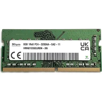 Operační paměť SK hynix SODIMM DDR4 8GB 3200MHz CL22 HMA81GS6DJR8N-XN NEW