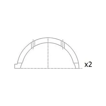 Kliková hřídel Distanční kotouč, kliková hřídel FAI BT3000-STD